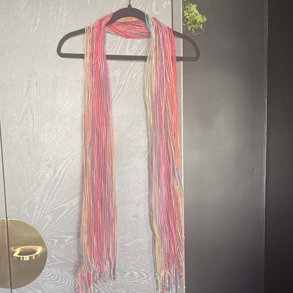 Source Unknown Vibrant Multicolor Scarf